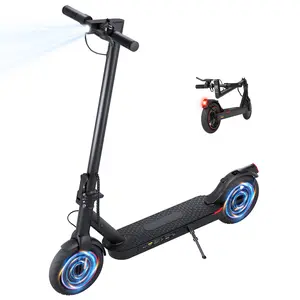 Foldable Lightweight Electric Scooter for Adults – 500W Peak Motor, 21/23 Miles Range, 18/21 MPH, 8.5" Tire & Drum Brake, App Control for Daily Commuting