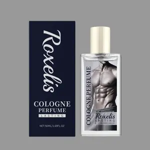 Roxelis Men's Charm Cologne Light Perfume Spray with Propylene Glycol & Lemon Fruit Extract for Long Lasting Fresh Fragrance