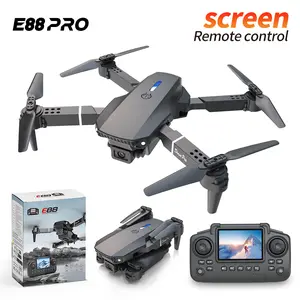 E88 Pro Foldable Drone with Built-in Screen. No phone needed, just take off and fly!