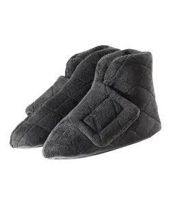 Women’s Plush Adjustable Slippers for Sore & Swollen Feet