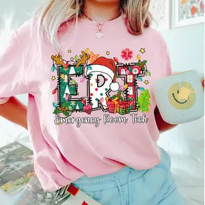 Christmas Emergency Room Tech T-shirt, Christmas ER Nurse Shirt, Emergency Department Tee, ER Crew Shirt
