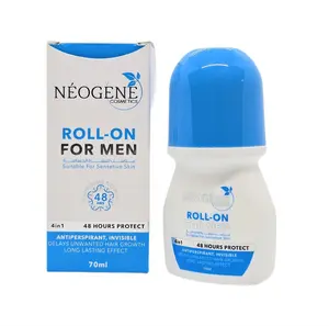 Neogene Roll-On - For Men - 4 in 1 Antiperspirant, Delays Unwanted Hair Growth Long Lasting Effect, Invisible