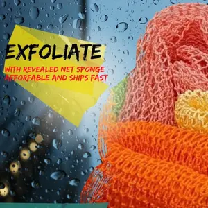 Exfoliating Sponge - Gentle Exfoliating Sponge for Skin Care, Ideal for Daily Use, Soft and Hydrating Texture Shower Bath