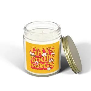 Gays Goops x Gags - Coconut Apricot Wax Scented Candle - Proud 365