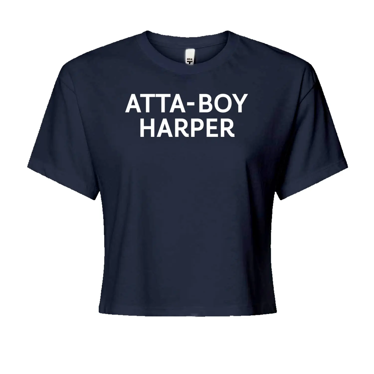 Atta-Boy Harper Philadelphia Cropped T-Shirt Top Womenswear