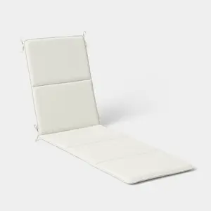 22"x78" Solid Chaise Cushion Ivory - Room Essentials