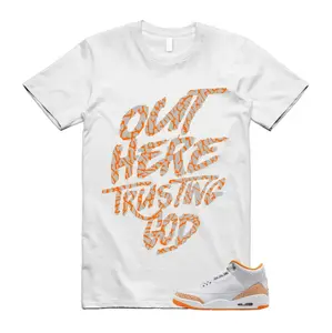 Citrus Orange 3 Inspired T-Shirt, Citrus Orange 3 Sneaker Match Graphic Shirt, Orange Citrus Fit Tee, Casual Streetwear Cotton Tee,  Gift For Sneakerhead