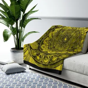 Earathaka Sun Mandala Blanket - Ultra Soft High Quality Fabric for Meditation Relaxation and Aesthetic Comfort