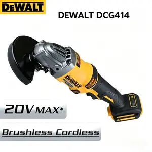 DEWALT DCG414 125MM Cordless Angle Grinder High Performance Handheld Power Tool With Solid Structural Design Suitable For Metal Cutting Grinding Polishing And Professional Construction Site Operations