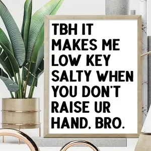 Creative, Funny Math & English Classroom Poster - 8x10in Unframed Wall Art for High School, Junior High, and Middle School Teachers, Classroom Decor, Perfect for Room Decor