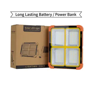 Solar Lantern Camping Light Portable Waterproof IP66 Bright LED Long Lasting Battery Power Bank Adjustable Brightness Shatterproof Outdoor Companion
