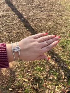 Wild Horse Teardrop Detail Open Band Cuff