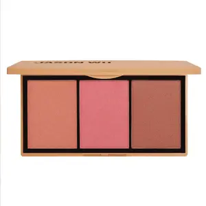 Jason Wu Beauty Blush Trio in Sexed - Peach, Deep Rose, Golden Terracotta Powder Cheek Makeup