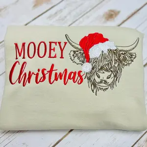 Mooey Christmas Gildan Crewneck Sweater Sweatshirt Unisex Comfy Pullover