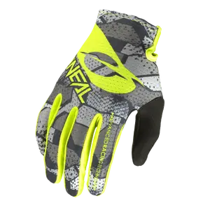 O'Neal Matrix Glove Camo Gray/Neon Yellow