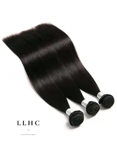 LLHC Straight Luxury Virgin & Luxury Virgin Bundled Extensions - Natural Black Hair Weaves for Quality & Longevity Up to 5+ Years