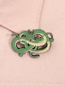 Dragon Ball Shenron Enamel Pin Cartoon Detailed Texture Exquisite Alloy Brooches Lapel Backpack Badge Fashion Jewelry Accessories Gifts for Friends Durable Metal Pins Emblem Badge Decoration