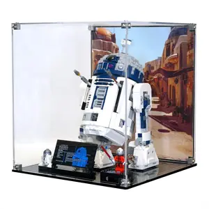 Acrylic Display Case UV Print Compatible with LEGO® 75379 Star Wars R2-D2 (2024) – Set Not Included