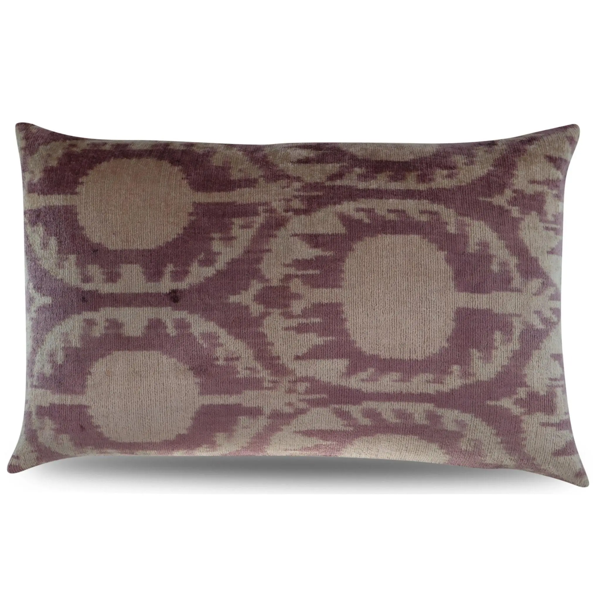 Canvello Decorative Brown BeigeThrow Pillow Down Feather Filled - 16x24 in