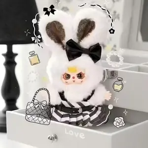 Baby Three- Absolute Black &White Plush Blind Box Cute Keychains &Bag Charms