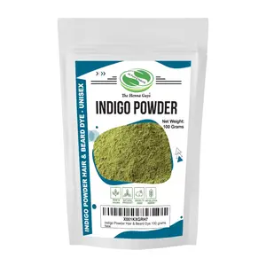 Indigo Powder For Hair Powder for Hair - 100 Grams of Natural Color for Hair Dye & Beard Tinting