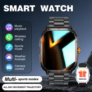Smartwatch with Led Light - Wireless Call, Message Notification & Reminder, Pedometer, Multiple Sports Modes for Daily Fitness, Weather Forecast, Wireless Connection, Unisex, Great Gift Option