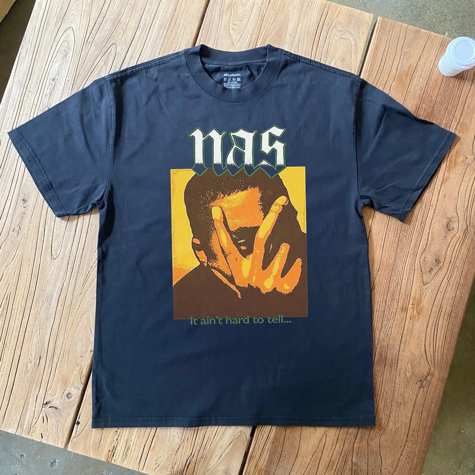 NAS WORLD HEAVYWEIGHT BLACK T-SHIRT