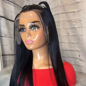 13x4 Bianca Wig - 26" HD Straight Bundles, Customizable Fit with Center or Side Parting, 100% Virgin Hair, Ready to Wear, Elastic Band