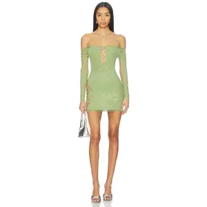 POSTER GIRL Coco Dress in Sativa Green