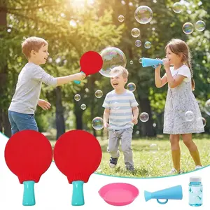 Effortless Giant Bubble Maker Toy – Ping Pong Bubble Blower for Kids & Family Outdoor Fun