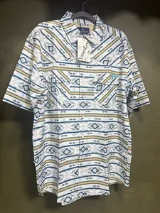 MENS COWBOY TECH SHORT SLEEVE PEARL SNAP