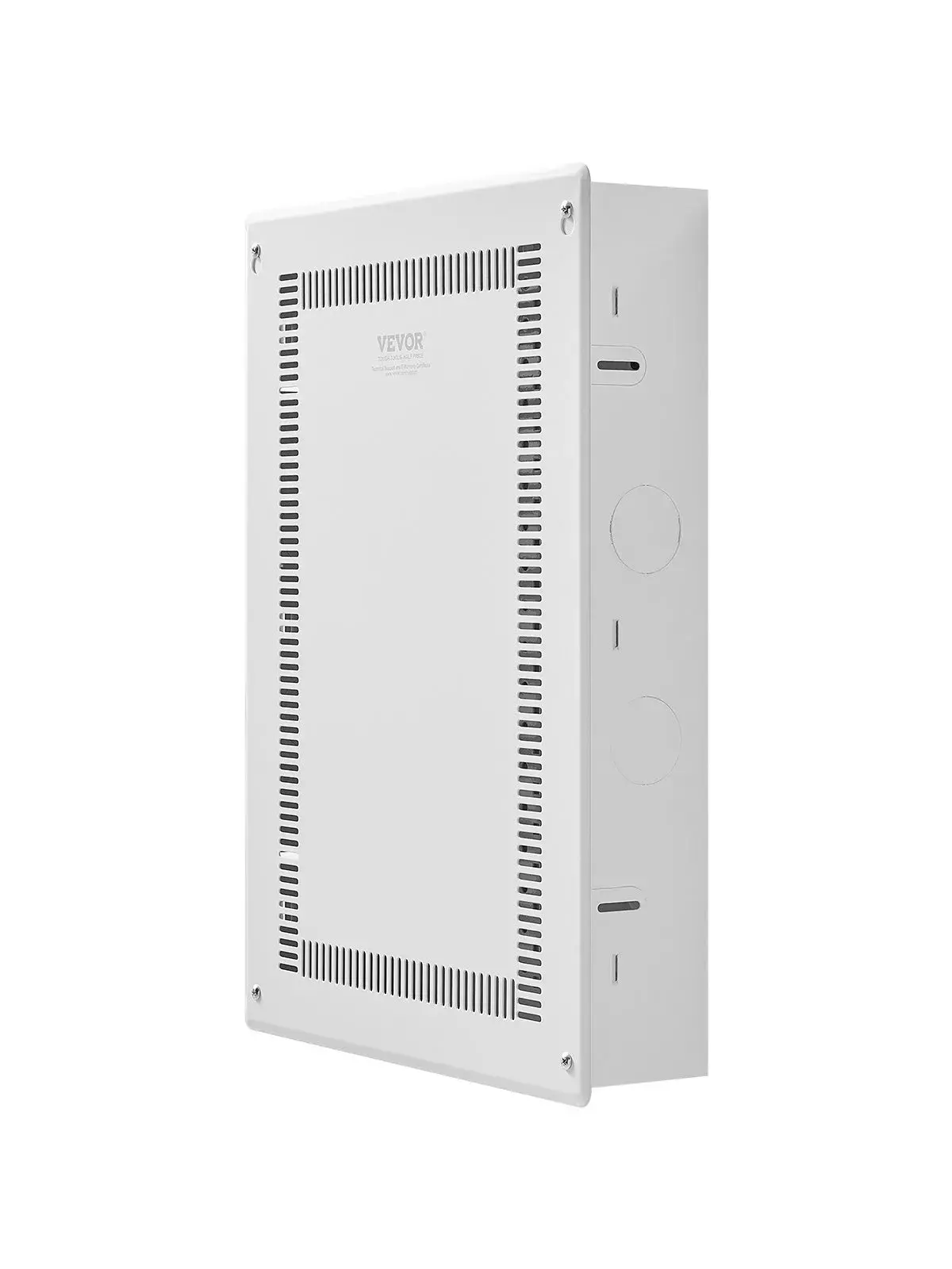 【summerfinds】VEVOR 20-Inch Cold-Rolled Steel Recessed In-Wall Structured Media Enclosure with Cover & Shelves, Wall-Mount Cable Management Kit, Flexible Remote Control Compatible, Pure Sine Wave Support, for TV Home Theater Wiring