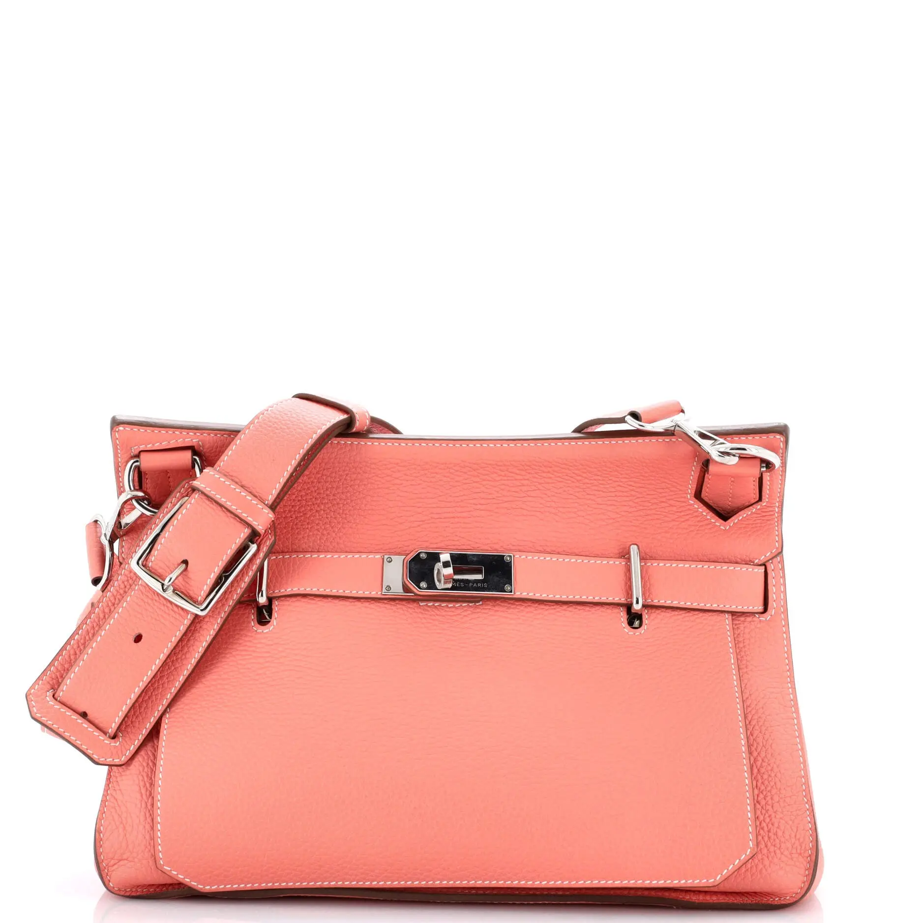 Pre-owned HERMÈS material Messenger Bags Hermes Jypsiere Bag Clemence 34 by Rebag