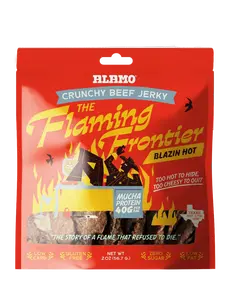 The Flaming Frontier – Blazin Hot | High-Protein Crunchy Beef Jerky