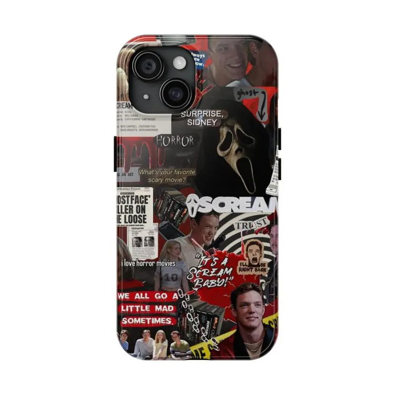 Scream Billy Loomis Themed Phone Case Premium Matte Texture, Protection, Shockproof, Anti-Drop, Anti-Fingerprint For IPhone 17-12, Pro Max, Pro Plus, and Samsung S25-22 Protection Safety