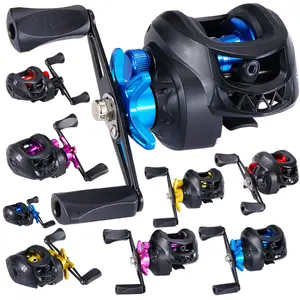 Sougayilang Fishing Reels 4 Color 7.2:1 Ratio Baitcasting Fishing Reels Front Drag Spinning Reel Casting Fishing Reel Outdoor Fishing