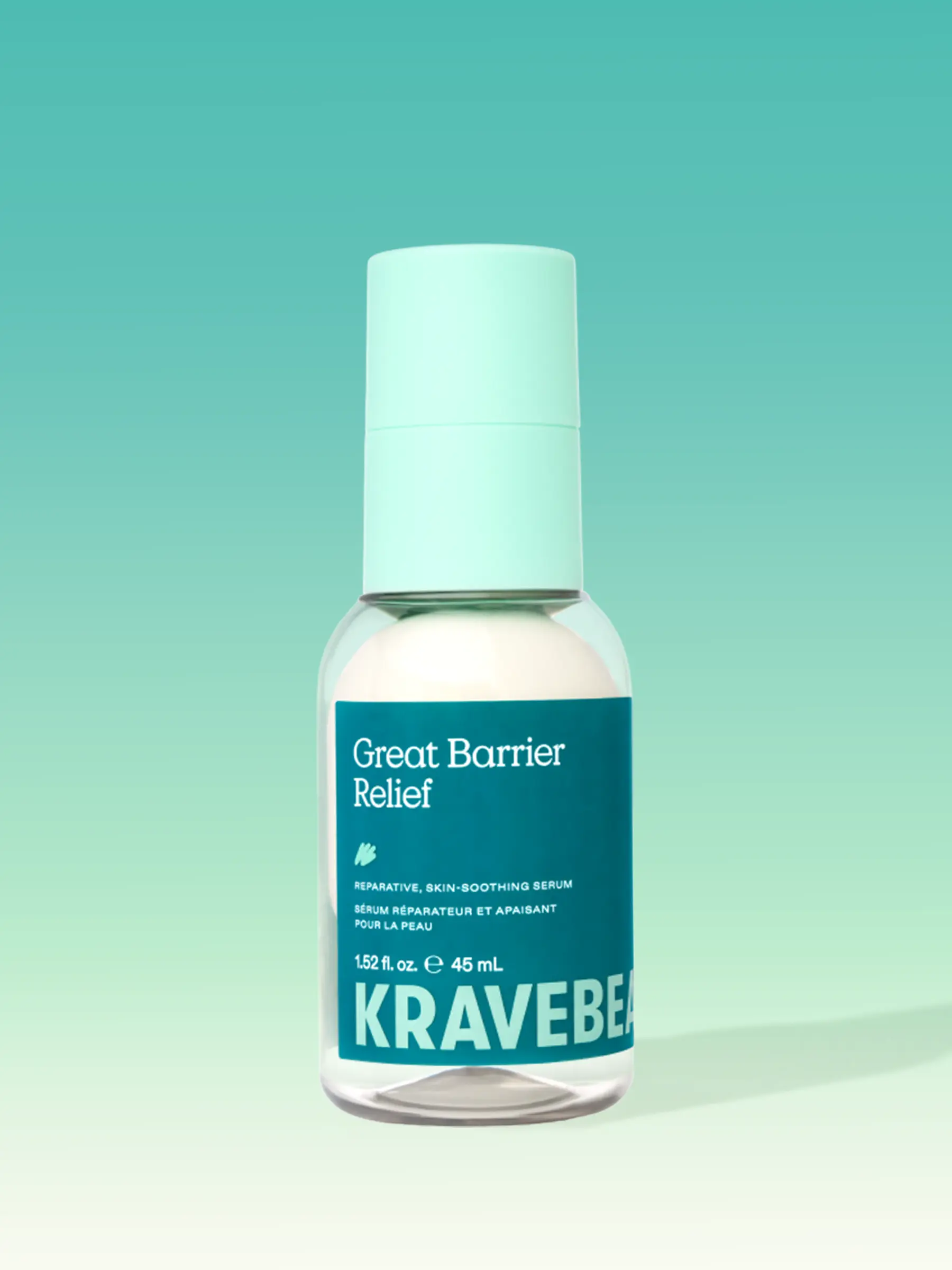 KraveBeauty Great Barrier Relief - Reparative, Skin-Soothing Serum for All Skin Type, Especially Sensitive & Eczema-Prone Skin