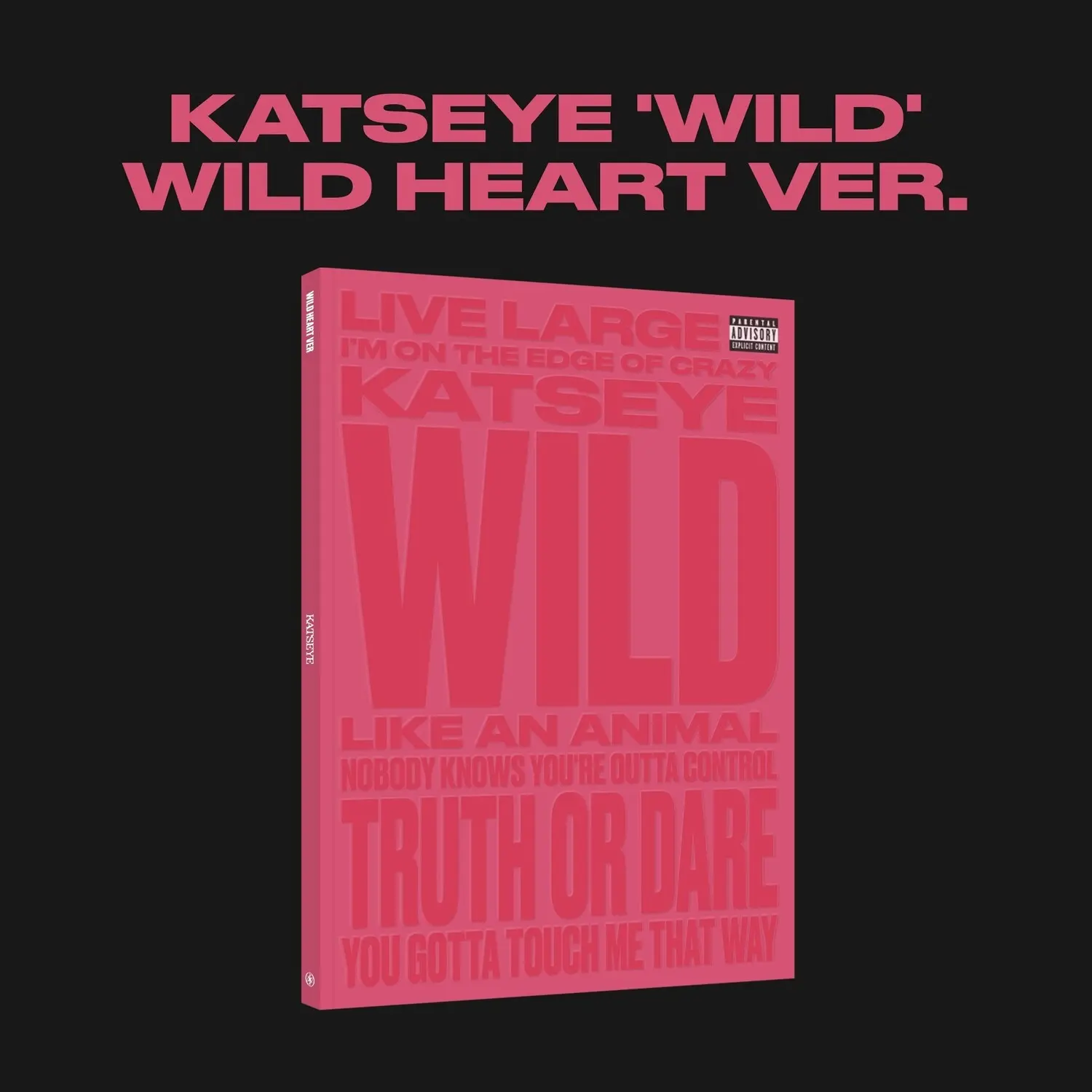 Katseye - Wild [Wild Heart Ver.]  [COMPACT DISC - CD] Explicit, Photo Book, Photos, Stickers, Keychain