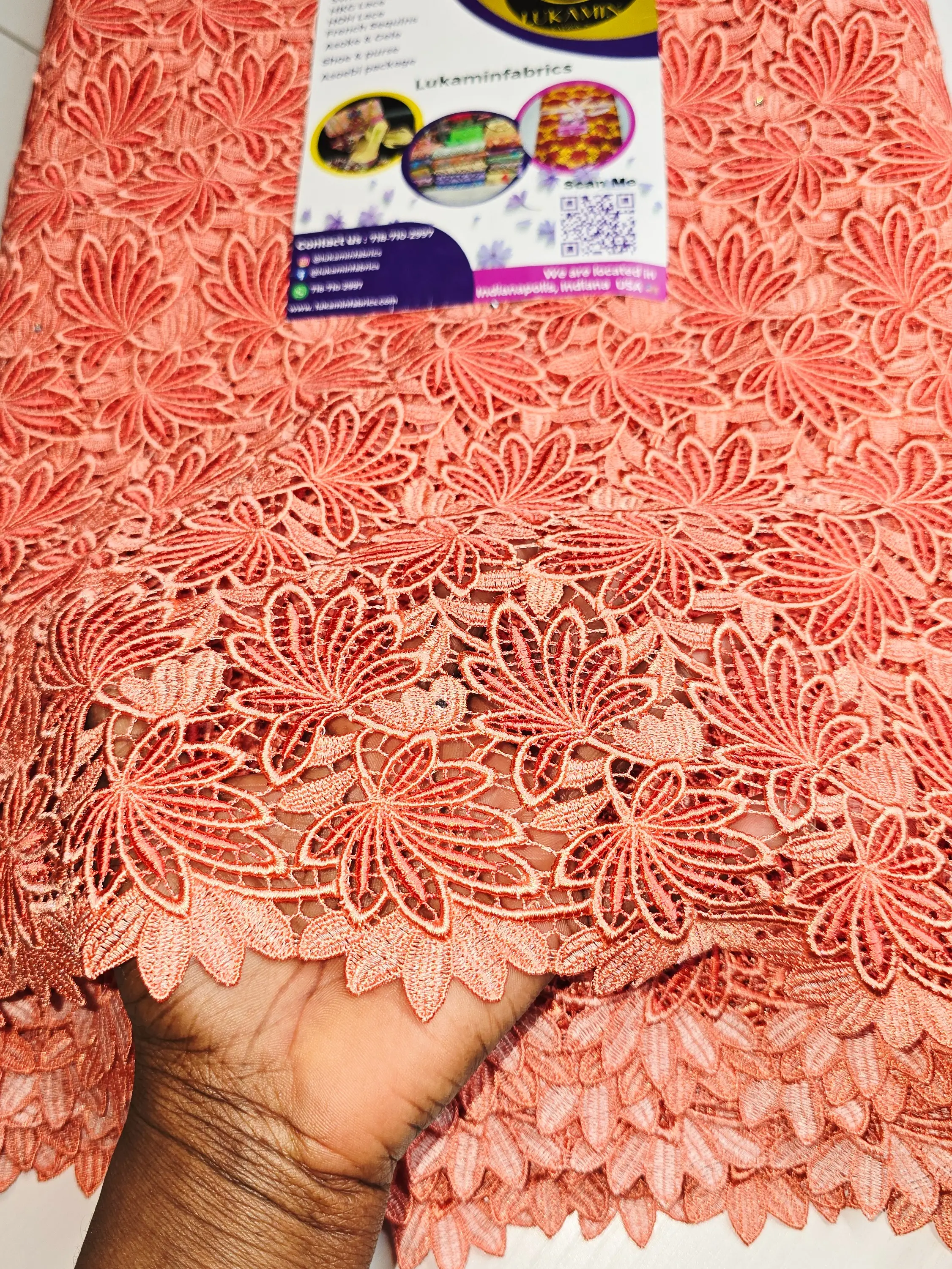 Adetola Austria  embroidery luxury lace