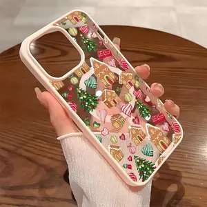 Springtok Premium Magnetic Phone Cases for iPhone 11-17/Pro Max/Air Plus Christmas Gingerbread Theme y2k Cased MagSafe Ready Anti-Fall Ultra-Thin TPU Protection Cover