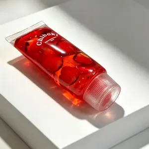 Soft Gel Fidget Toy Jam Tube Squishy Moldable Non Rebound Strawberry Blueberry Scent