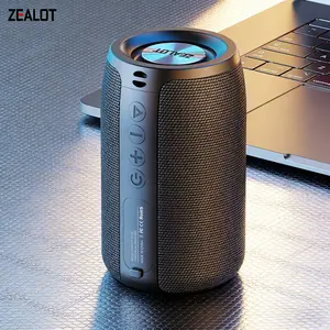 ZEALOT 10W Wireless Waterproof Speaker, IPX5 & Hi-Fi Sound, Lightweight with Deep Bass, TF/USB/AUX Modes, Long Battery, Excellent Bluetooth-compatible Speaker for Travel Outdoor Home.
