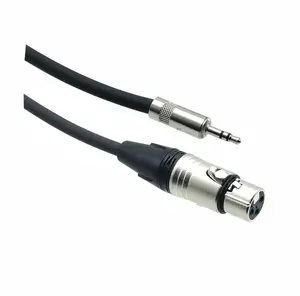 3.5mm Male to XLR Female Quad Microphone Cable