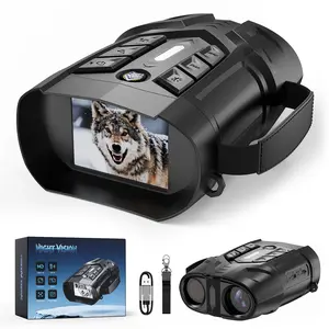 Digital Night Vision Goggles with 2.8" HD Display- 10x Magnification Binoculars Style, Infrared Night Vision for Hunting, Camping, Wildlife, Supports Photo/Video, Christmas Gifts