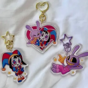 The Amazing Digital Circus Acrylic Keychain | Pomni, Jax, Funnybunny