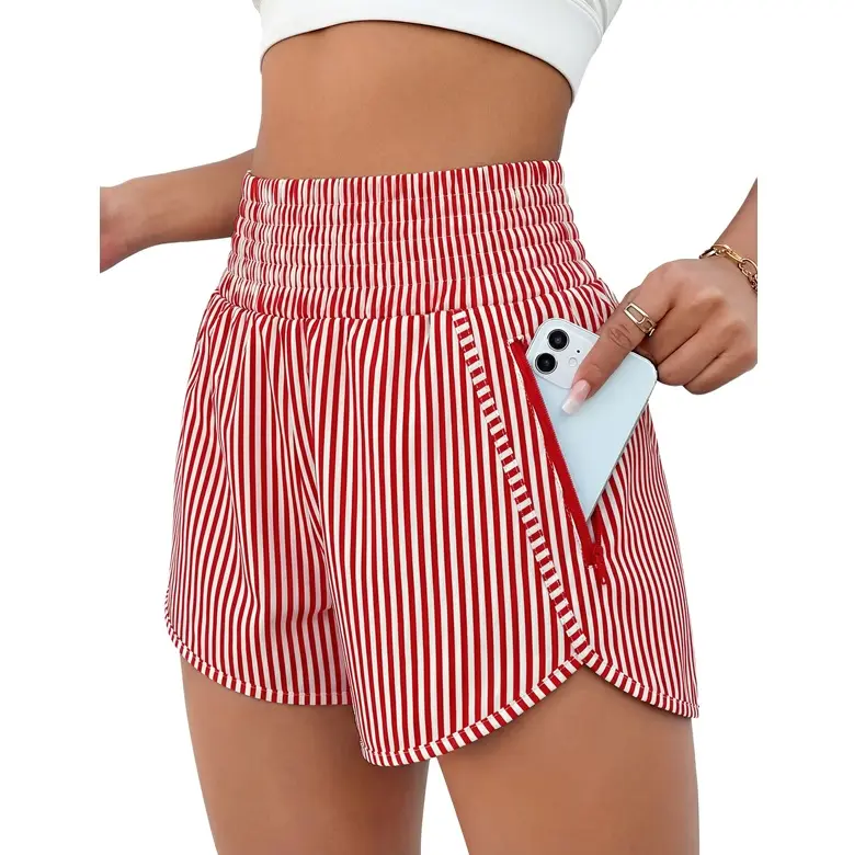 BMJL Women's 2.5" Inseam High Waisted Athletic Shorts, Comfy with Pocket, for Lower Body Workout, Universal Athleisure Wear, Sporty Chic Workout Outfit Inspo