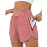 BMJL Women's High Waisted Gym Clothes Women Sports Shorts - 2.5" Inseam, 95% Poly 5% Spandex, Quick Dry, Breathable, Zipper Pocket, Comfy Active Wear for Lower Body Workouts, Athleisure#TikTokShopFallDealsForYou