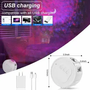 Christmas indoor and outdoor ambient lights, holiday decoration lights, star projection lights，LED Water Ripple Starry Ocean Projection Lights，springtok