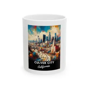 Culver City California Los Angeles Ceramic Mug, (11oz)