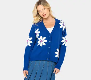 Peace Love World Garden Party Floral Cardigan Sweater